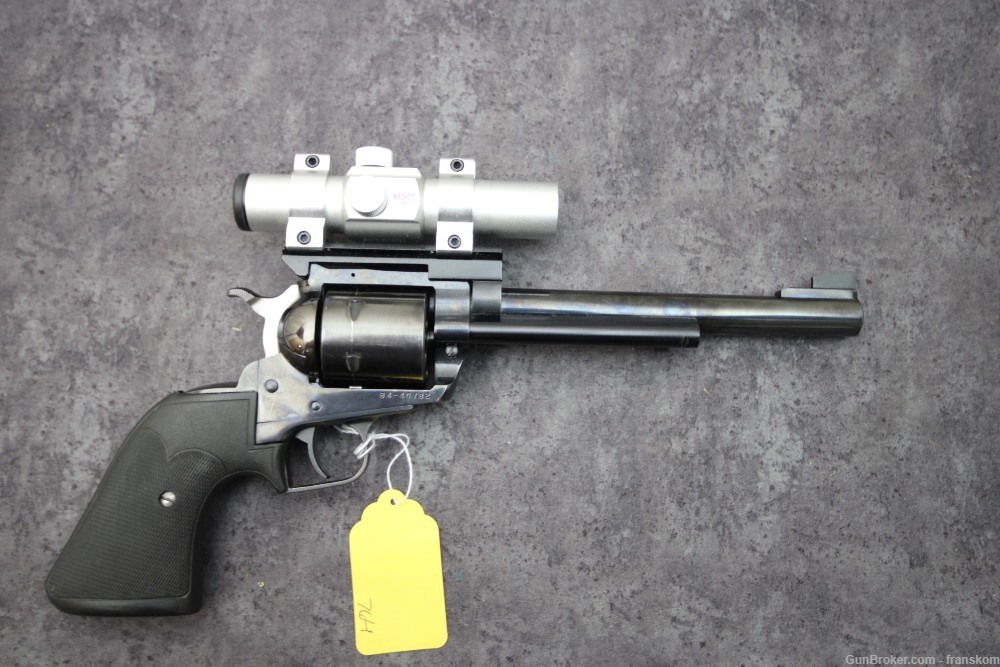 Ruger New Model Super Blackhawk in 44 Mag with 7.5" Barrel & Scope. -img-8