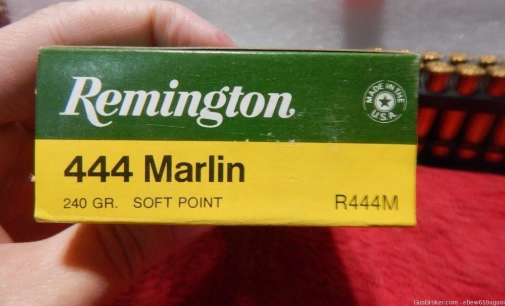 444 MARLIN REMINGTON REM 240 GRAIN SOFT POINT 20 ROUNDS-img-1