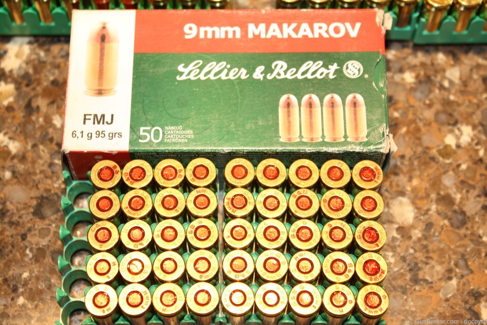 9mm Makarov (9x18) Factory Winchester and S&B Ammo - partial boxes 137 rds-img-3