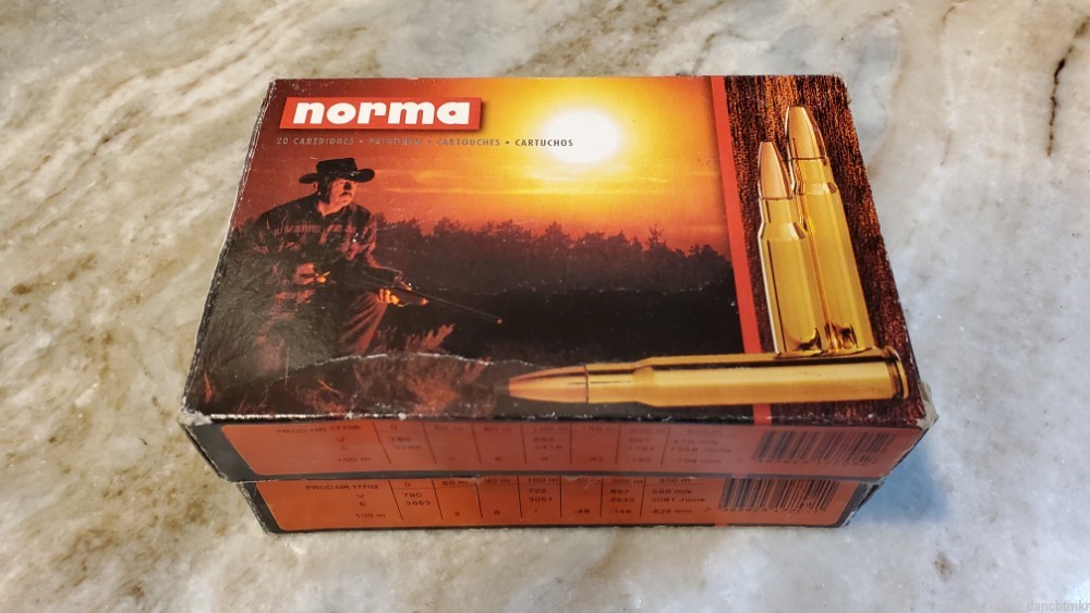 7.65x53 Mauser Argentine Norma NIB - 2 full boxes 40 rounds -img-1