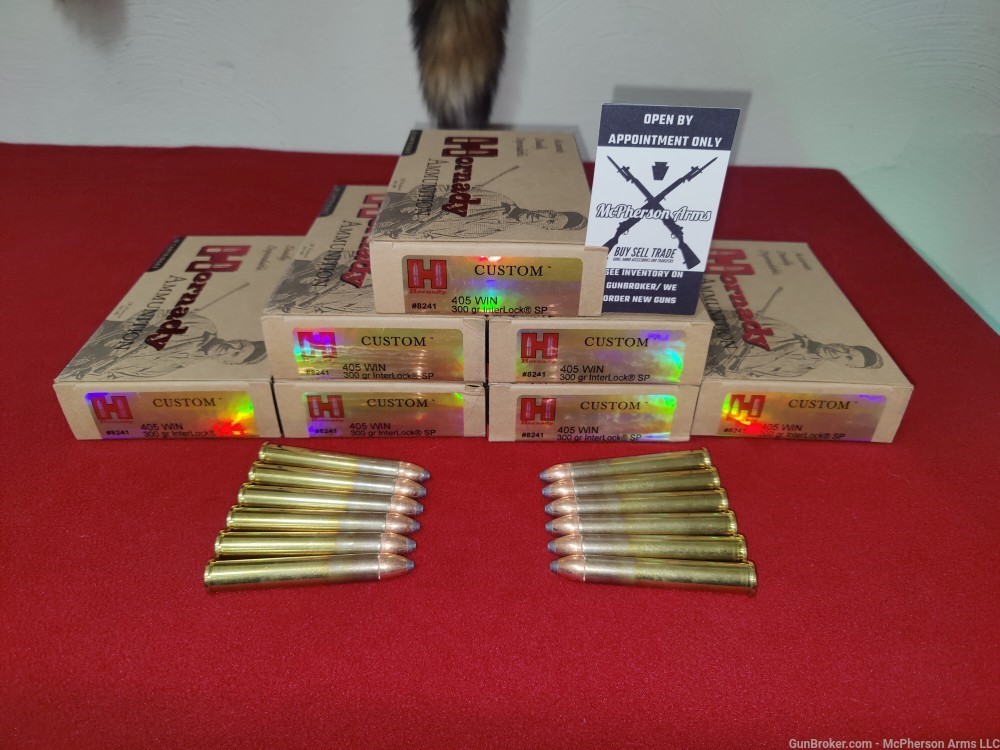 405 Winchester Ammo 120 Factory New Cartridges -img-0