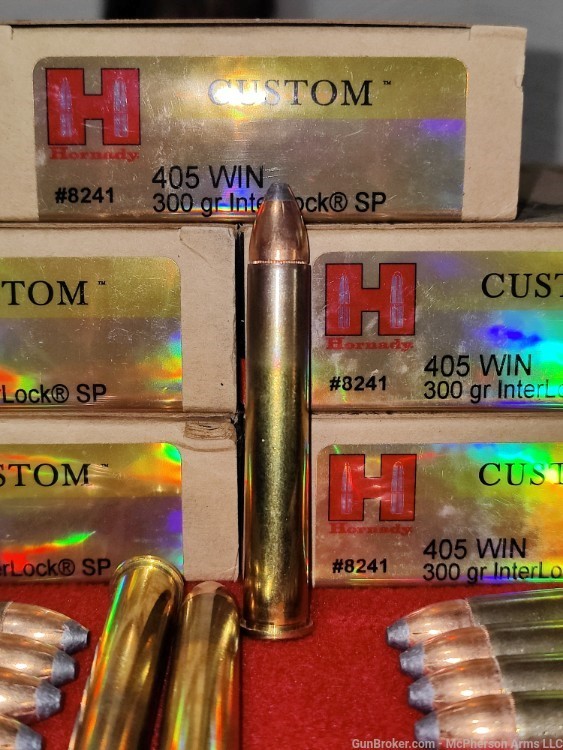 405 Winchester Ammo 120 Factory New Cartridges -img-3