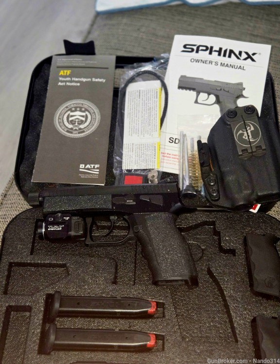 SPHINX SDP COMPACT WITH THREADED BARREL & ACCESSORIES -img-0