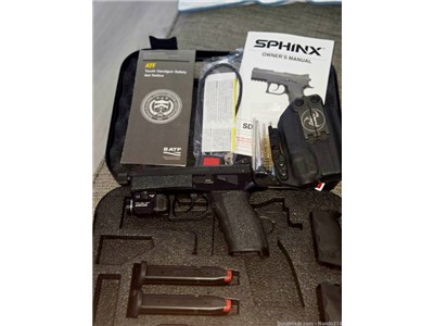 SPHINX SDP COMPACT WITH THREADED BARREL & ACCESSORIES 