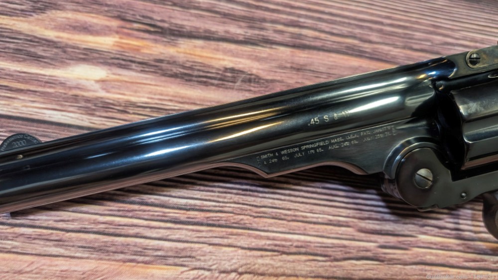 Smith & Wesson Model 3 Schofield Revolver 0030 .45 S&W PENNY START-img-8