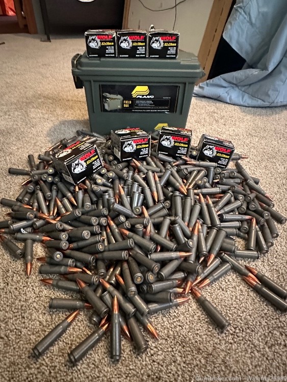 Apprx 750 rounds of Wolf 7.62x39-img-0