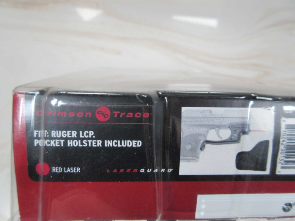 Crimson Trace Ruger LCP Laserguard Red Laser IWB Holster included-img-2
