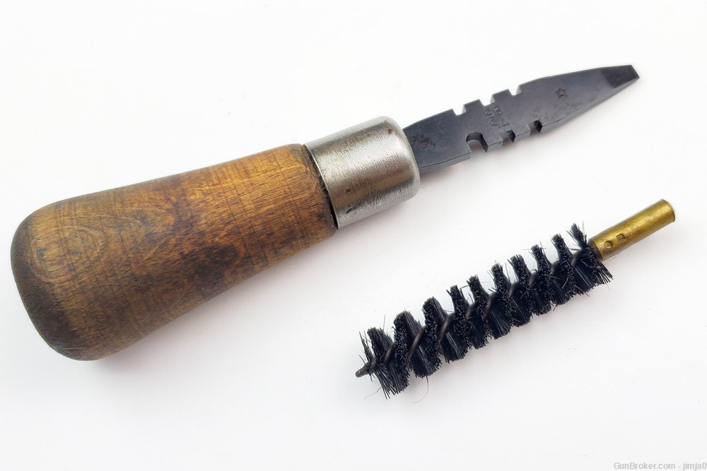 Original Soviet Mosin Nagant screwdriver, tool and bore brush set - Tula-img-4