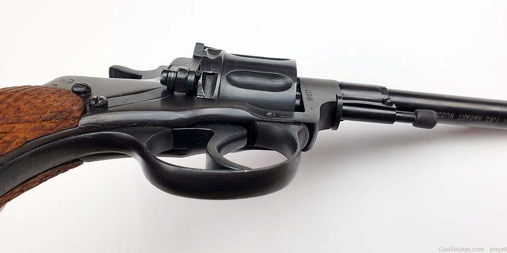 Rare transitional 1942 Izhevsk M1895 Nagant Revolver-img-13