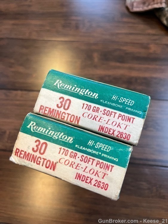 .30 Remington REM  Ammo 2 boxes 40 rounds-img-2