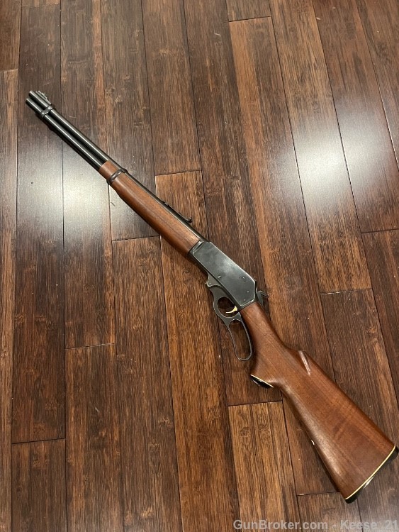 Beautiful 1975 Marlin 336 lever action .35 Remington  JM gold pre safety -img-3