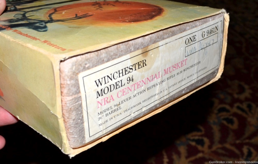 Winchester NRA Centennial Musket Box, Sleeve and Contents-img-7