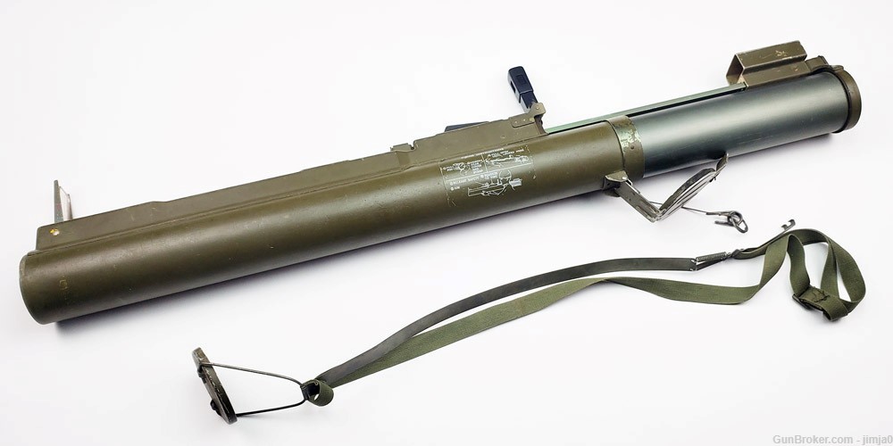 Excellent condition, Vietnam War era, inert, M72 LAW rocket launcher-img-0