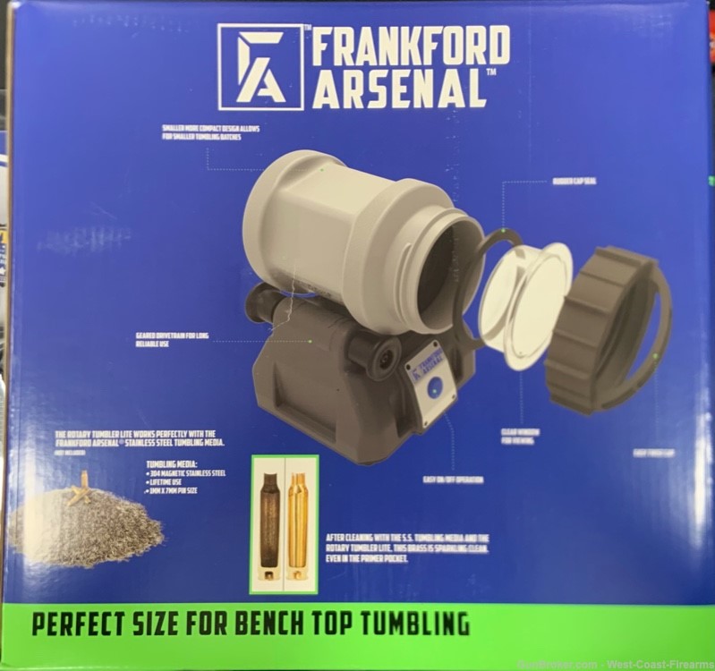 Frankford Arsenal Rotary Tumbler, Deprimer & Hand Primer - New-img-5