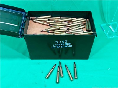 350 round ammo can of 30-06 lake City Armor Piercing Black Tip .30 3006