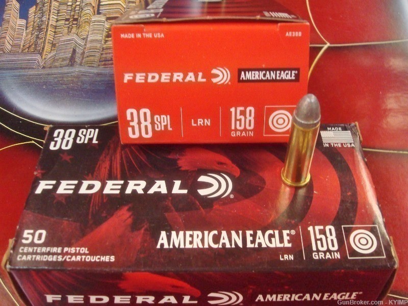 200 Federal American Eagle 38 Special LRN 158 grain Factory NEW AE38B-img-1