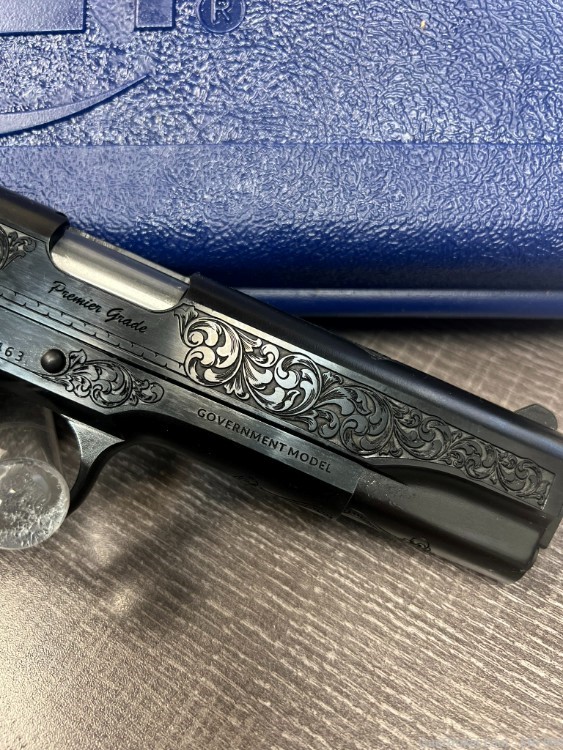 COLT GOVERNMENT CLASSIC 45 ACP ENG/STAG TYLER GUNWORKS PREMIER GRADE-img-4