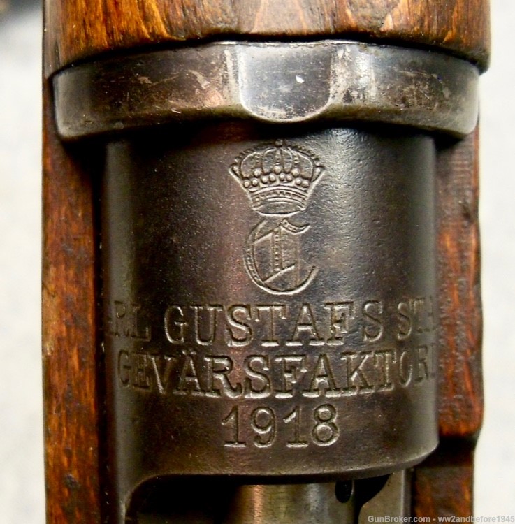 SWEDISH M94 1894 MAUSER CARBINE 1918  WWI  94/14 with bayonet -img-16