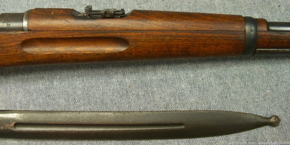 SWEDISH M94 1894 MAUSER CARBINE 1918  WWI  94/14 with bayonet -img-4