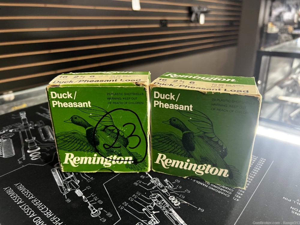 Remington Duck/Pheasant Load/ Western X Super 16 gauge shotgun shells-img-0