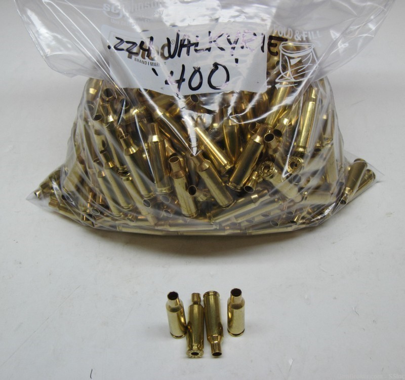 400 Rounds NEW Starline .224 VALKYRIE Brass! Made in the U.S.A.!-img-0