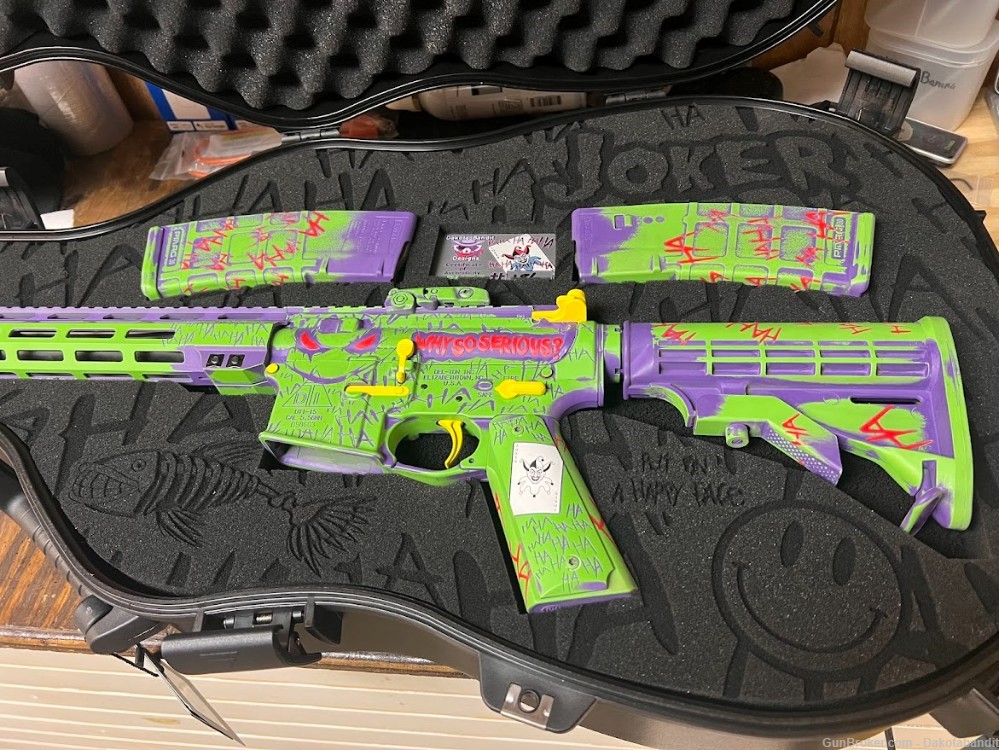 Joker AR-15 30rd Bundle With Custom Guitar Case-img-0