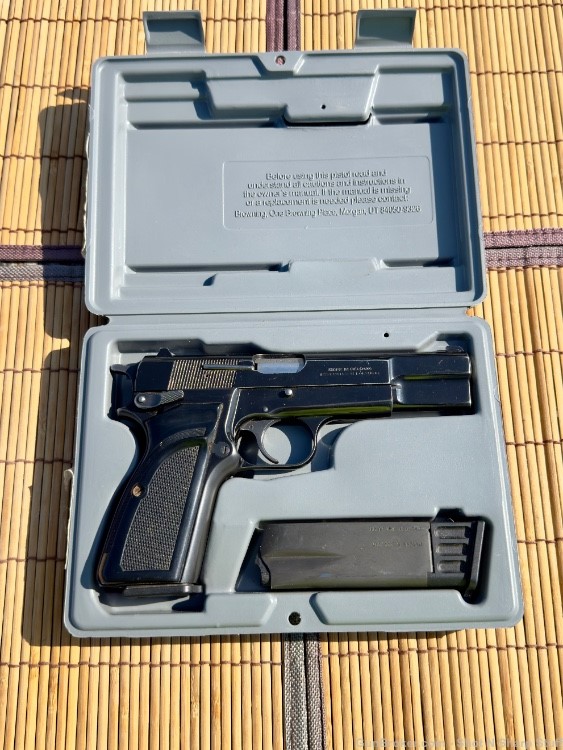 Browning Hi-Power 9mm MK3 Belgium In Box-img-4