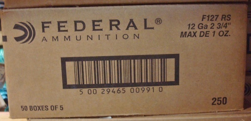 100 Federal 12 gauge Power Shok 2 3/4" Rifled slug s gauge F127RS 1610 FPS-img-4