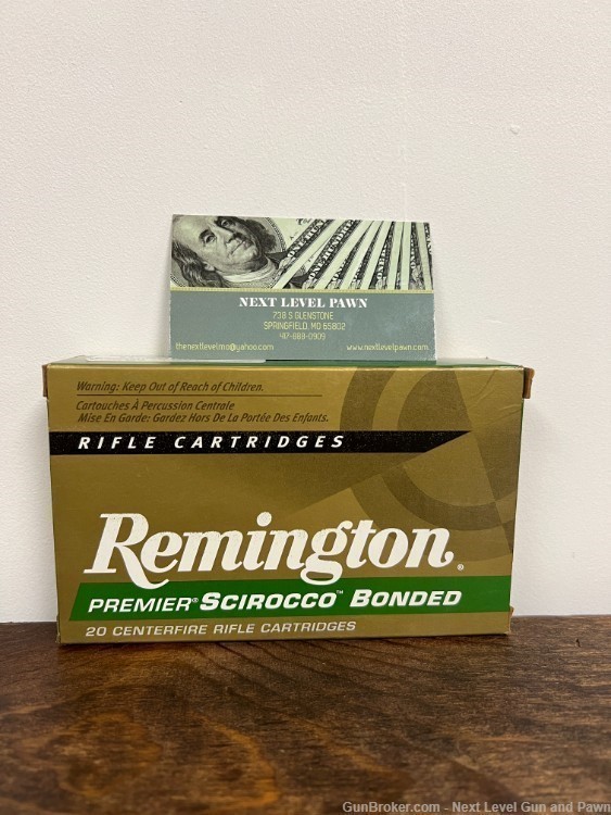 Remington Premier Scirocco Bonded 270 WIN 130 gr Ammunition 20 Rounds Ammo-img-0