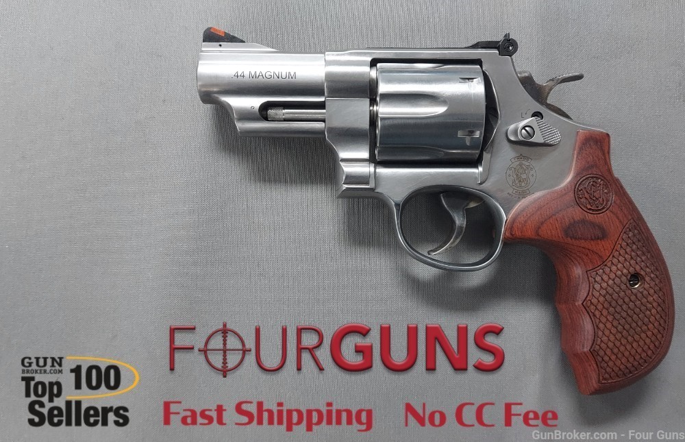Smith & Wesson 629 Deluxe 44 Rem Magnum 3" 6-RD Revolver 150715-img-0