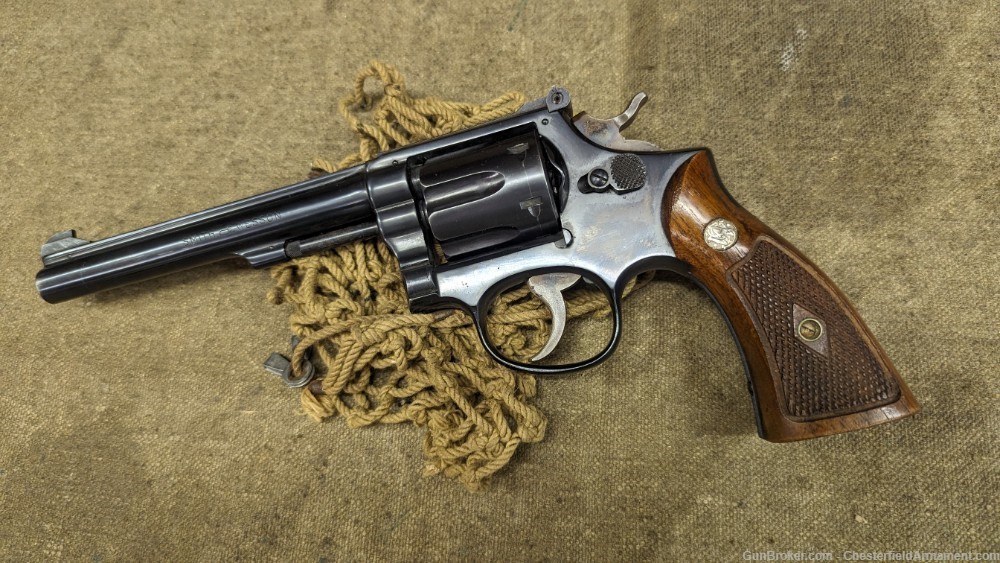 Smith & Wesson K-22 1948 mfg 22LR C&R revolver -img-1