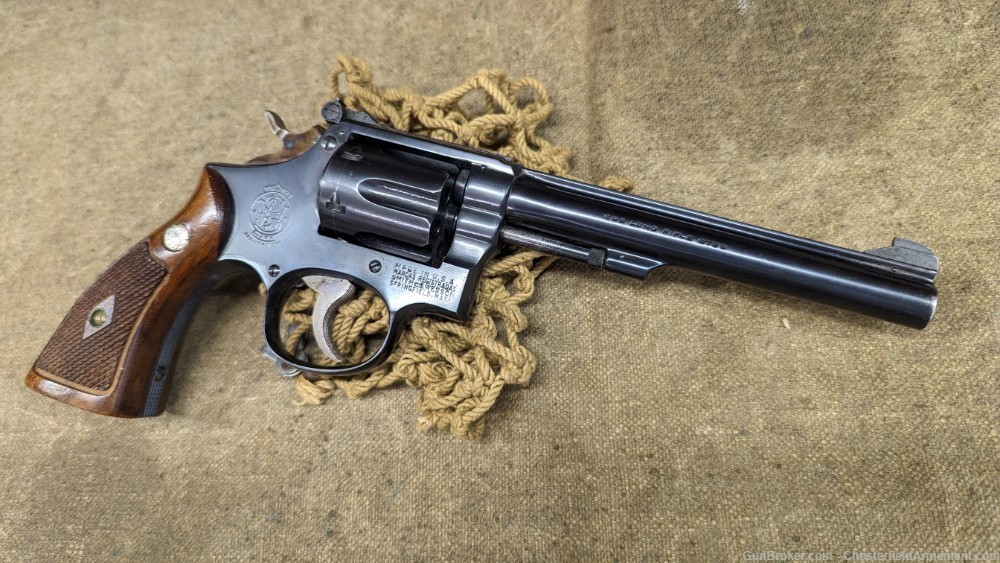 Smith & Wesson K-22 1948 mfg 22LR C&R revolver -img-0