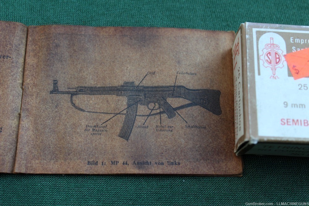 Original German WWII MP44 / STG44 Manual Dated 1944-img-5
