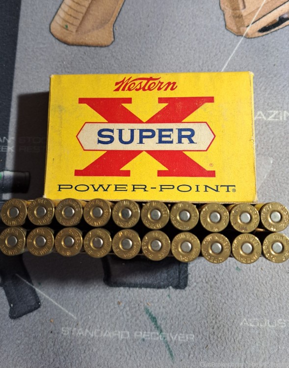 VINTAGE WINCHESTER 338 WIN MAG WESTERN SUPER X 300 GRAIN 20 ROUNDS-img-4