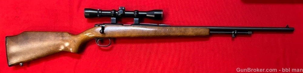 Remington 22 Short Long and LR Model 582 Rifle with Scope Made 1980-img-0