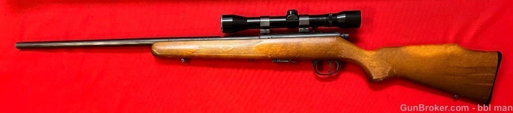 Marlin 22 mag Model 25MN Blue/Wood Rifle with Scope *NICE*-img-4