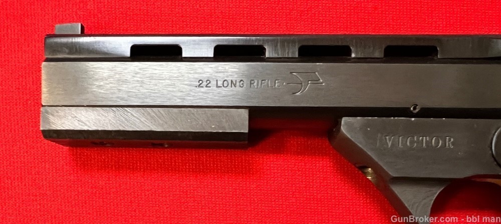 Hi High Standard 22 LR Victor Target Model 5.5" Pistol EXCELLENT with Box-img-4