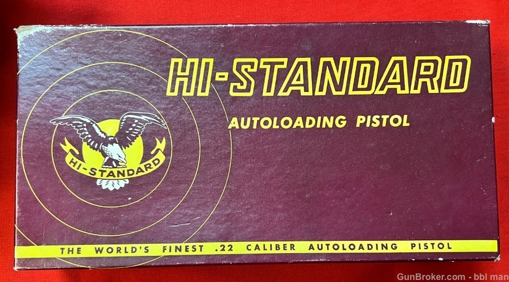 Hi High Standard 22 LR Victor Target Model 5.5" Pistol EXCELLENT with Box-img-10