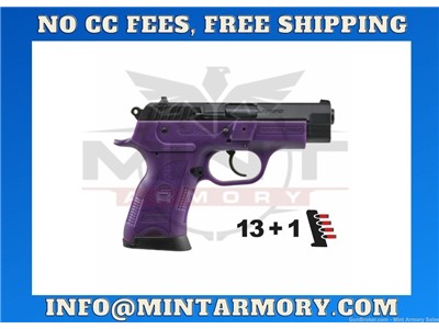 SAR B6C Compact VIOLET Body, 9mm Pistol, 13+1 | B69CFD