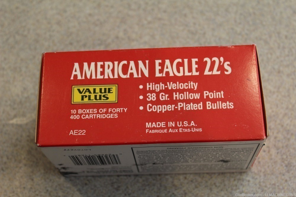 Federal American Eagle 22LR From Canada 400 Round Brick RARE-img-4