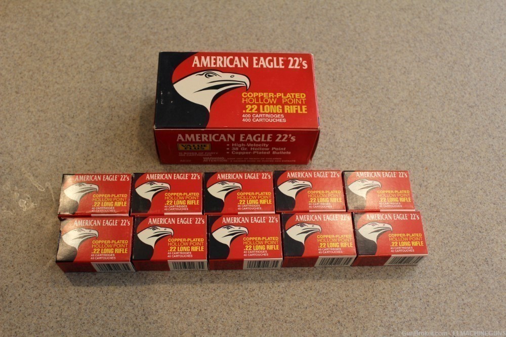 Federal American Eagle 22LR From Canada 400 Round Brick RARE-img-5