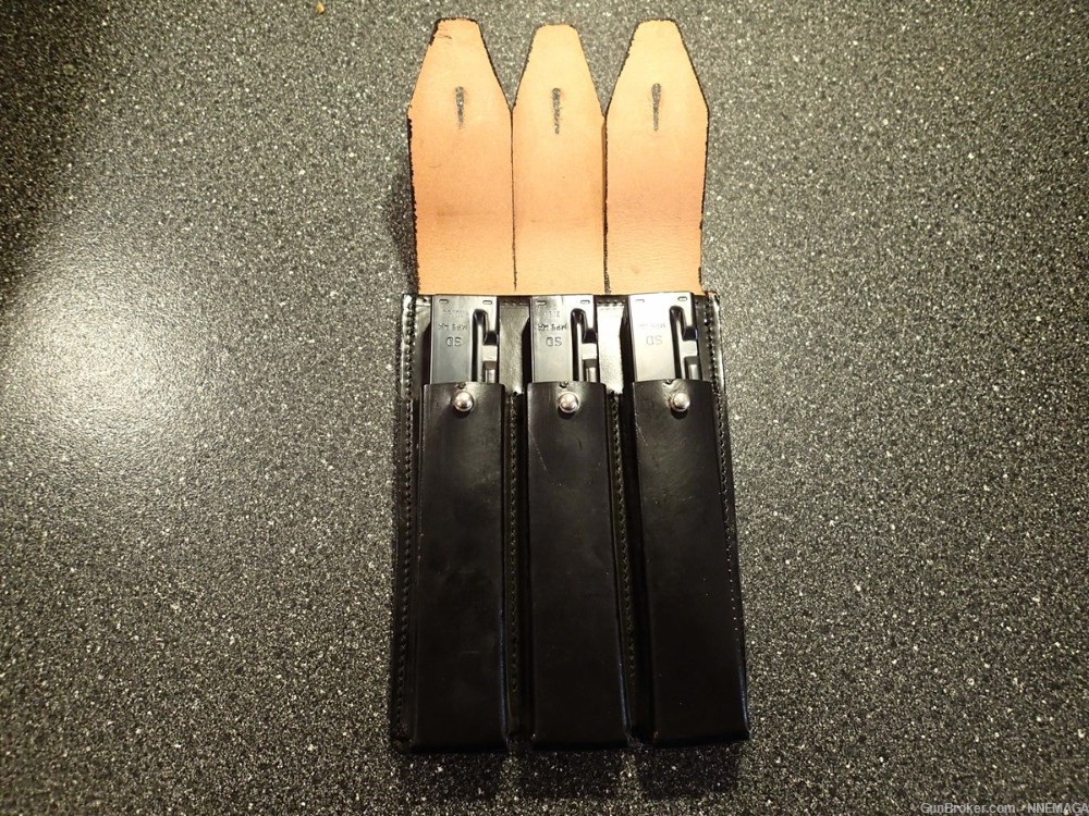 MP5 SD 30 Round Straight Magazines in Leather Pouch 9mm SP5 HK94 MP5K-img-8