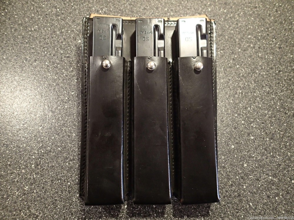 MP5 SD 30 Round Straight Magazines in Leather Pouch 9mm SP5 HK94 MP5K-img-7