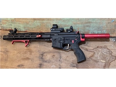 Spikes Tactical ST15 Snowflake Unicorn 300 Black Out Red Black