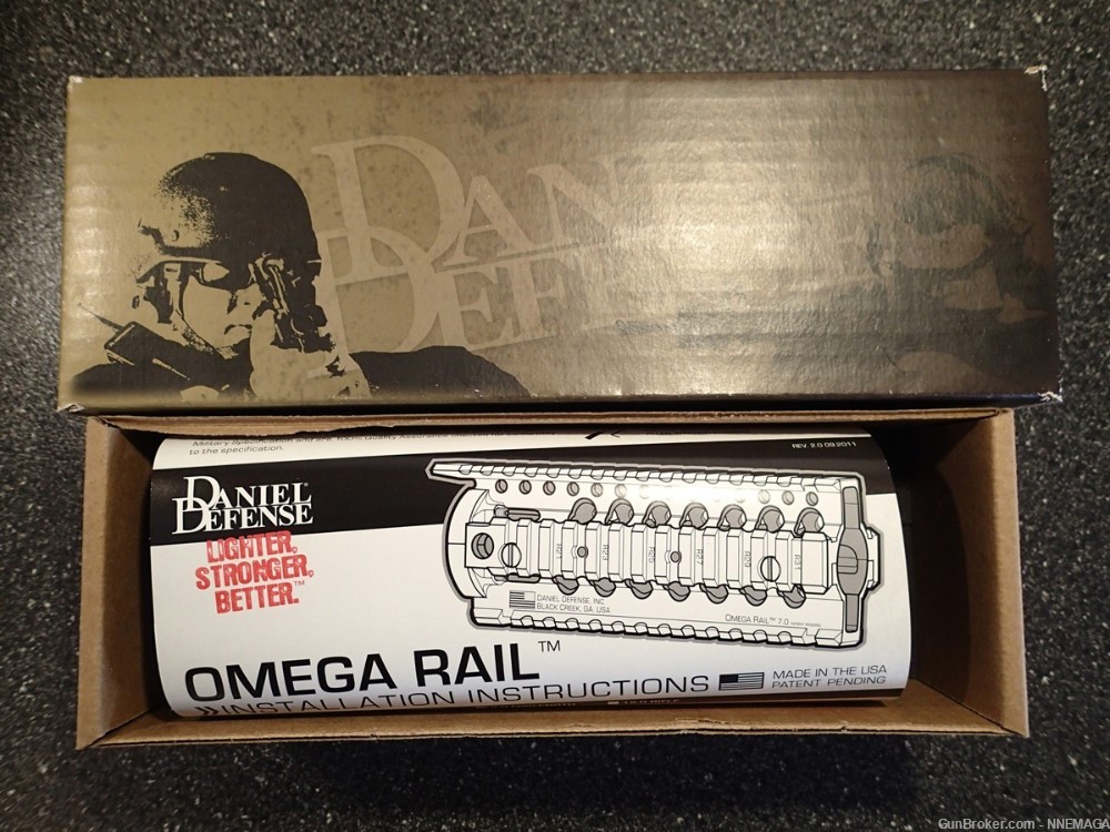 Daniel Defense Omega Rail 9.0 Mid-Length MPN 01-005-10002 UPC 852548002035-img-1