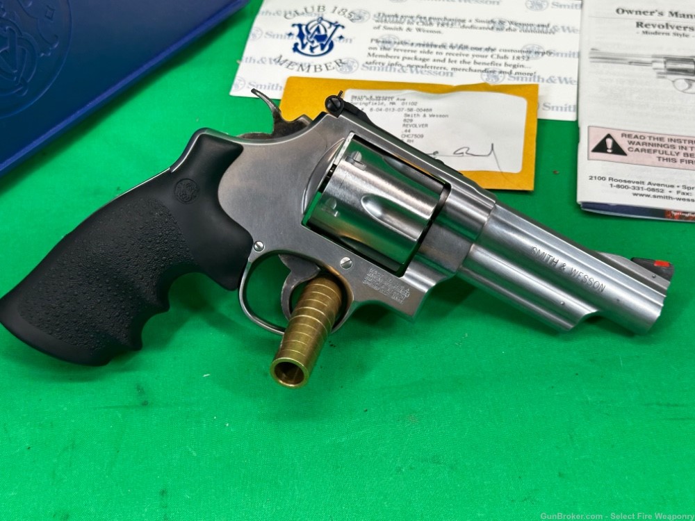Smith and Wesson 629-6 4” 44 mag Stainless unfired 2003 in box S&W 629-img-20
