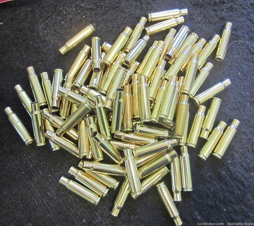 95 PC Once Fired Hornady Small Primer  6.8 SPC Brass Flat Rate Shipping-img-0