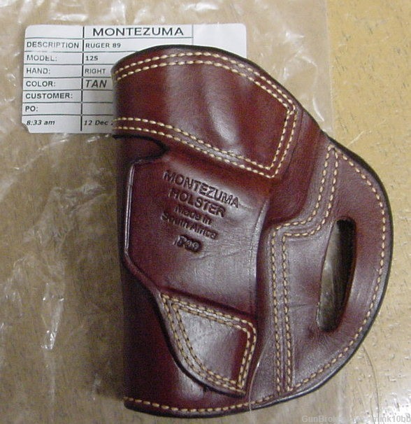 Montezuma Avenger Style  Holster Ruger 89Tan-img-1