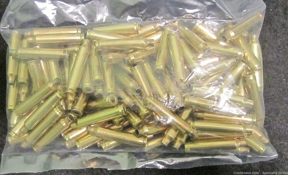 100 PC Hornady Once Fired 204 Ruger Brass Flat Rate Shipping-img-0