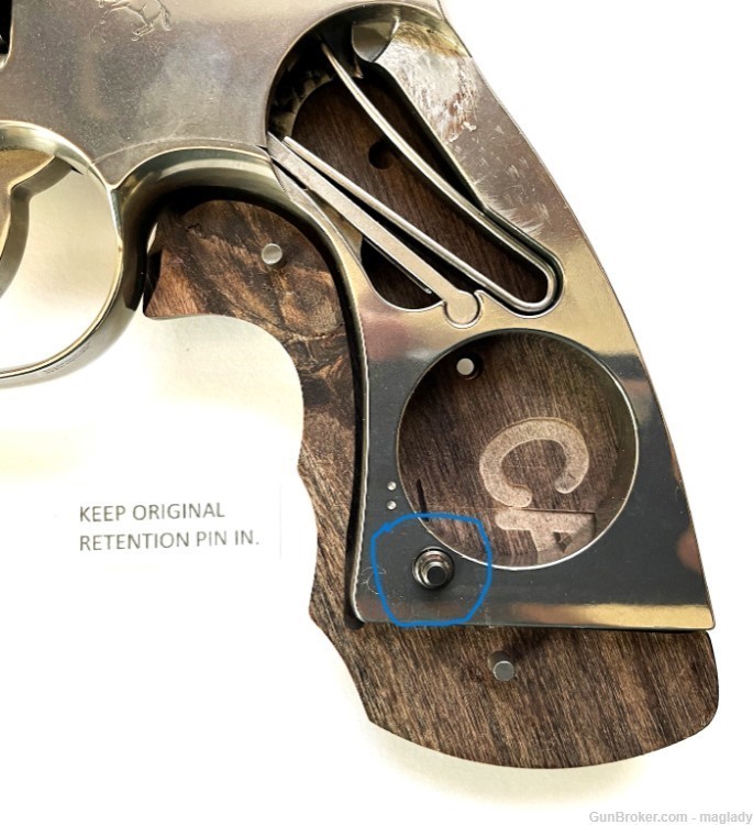 Colt Python Grips Colt 2021-2023 Rosewood Rampant Pony-img-4
